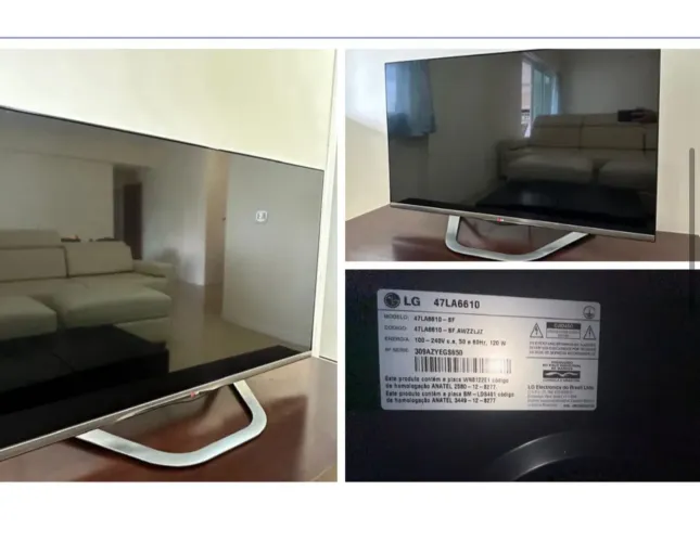 Smart TV LG 3D - 47 polgadas