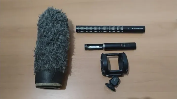 Kit Mic Shotgun Sennheiser ME66 + K6-C + Vara Boom