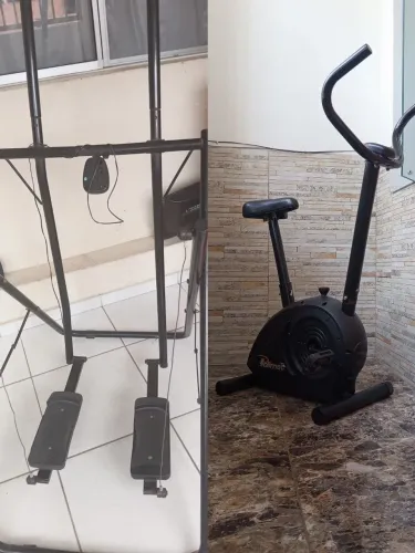 Vendo simulador e bicicleta ergométrica
