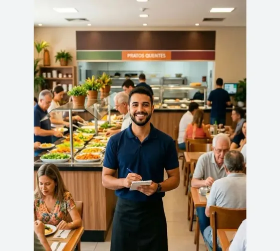 Pessoa com experiência que já trabalhou de ajudante de cozinha