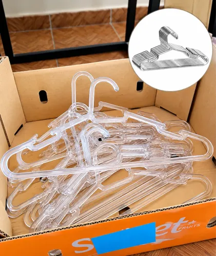 60 Cabides adulto acrílico