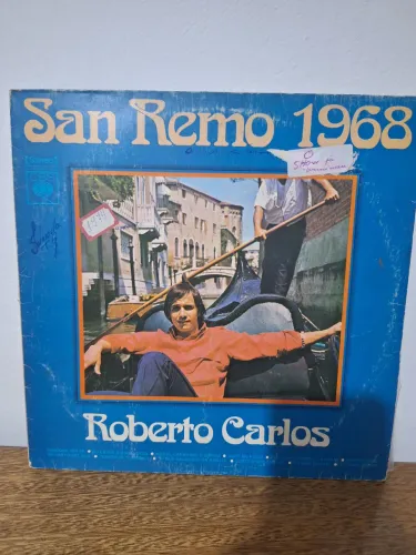Vinil Original Roberto Carlos San Remo 1968 - Item de colecionador