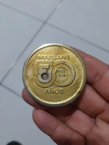 Medalha comemorativa 50 anos da Companhia de Turismo e Viagens Marsans (1928 - 1978).