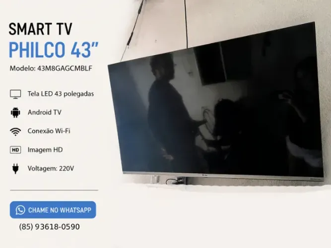 Vendo TV - Smart TV Philco 43" Android TV Wi-Fi