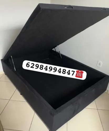 Cama box de casal (nova)