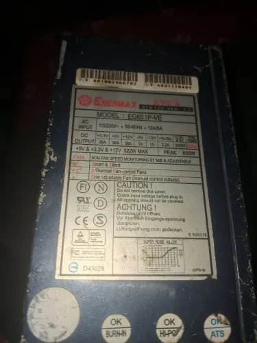 Fonte 650 w