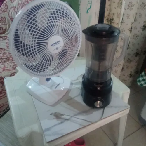 Ventilador + liquidificador por R$60 funcionando