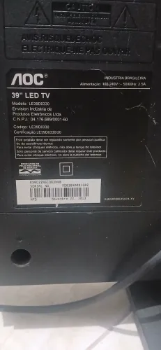 Televisão peças para retirada