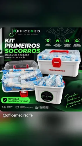Maleta primeiro socorros completa