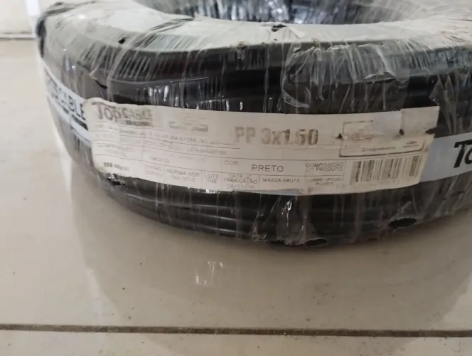 Cabo PP 3x1,5mm Peça