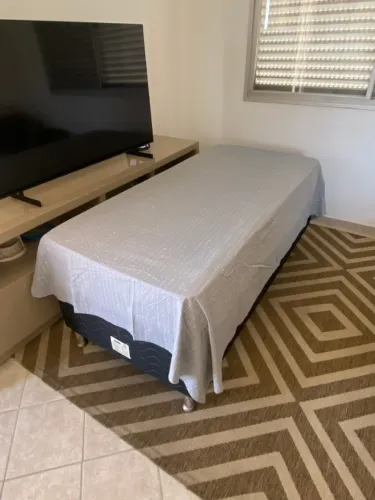 Bicama Solteiro com Cama Auxiliar + Colchão