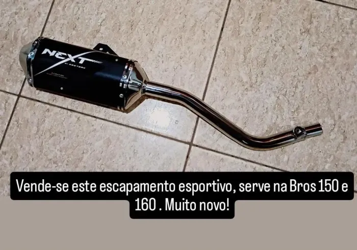 Escapamento esportivo Bros