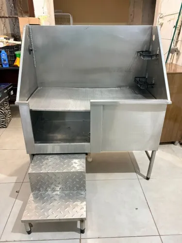 BANHEIRA INOX PARA BANHO E TOSA