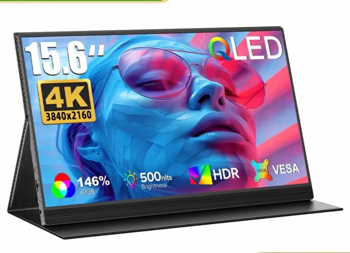 UPERFECT Monitor portátil de 15.6 polegadas Tela IPS 4K