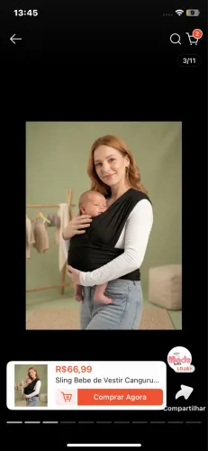 Sling de vestir novo