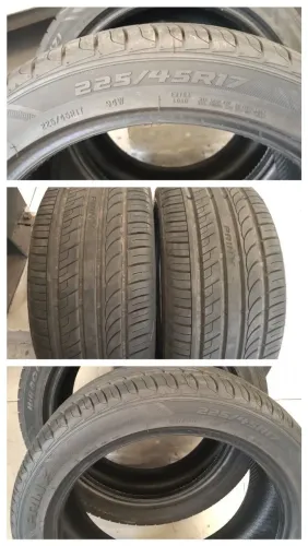 2 pneu runflat prinx 225/45/17 novo