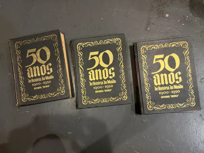 Livros Coleção 50 anos de História