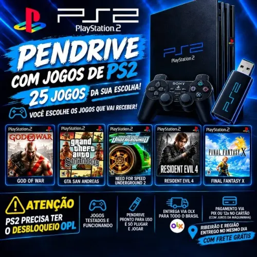 25 JOGOS DE PS2