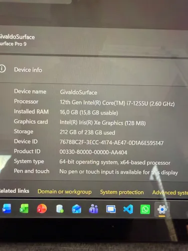 Notebook Surface 9