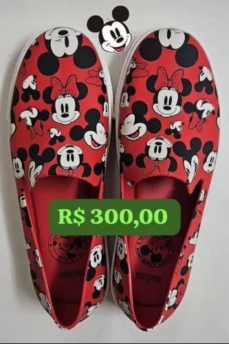 Melissa MICKEY NOVA na CAIXA. Tam 38 - LEIA A DESCRIÇÃO! Veja as SEIS FOTOS! 