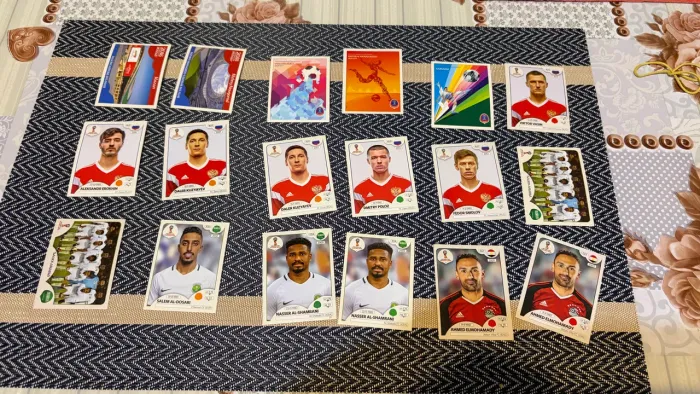 Vendo figurinhas da copa 2018