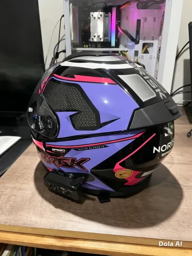 Capacete Norisk Speed Max + Intercomunicador + Viseira Extra + Capa Original