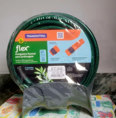 Vendo Mangueira de Jardim Tramontina Flex 20 Metros. NOVA E TOTALMENTE LACRADA! 