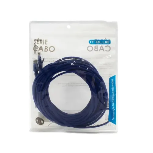 Cabo De Rede Rj45 10 Metros It-Blue