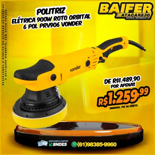 Politriz Roto Orbital 6 Pol PRV906 900w Vonder