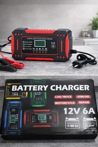 Carregador de bateria veicular inteligente 12v