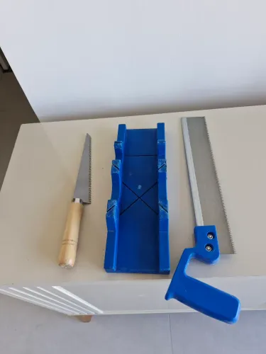 Kit Gabarito 90 graus e cortes para rodape pequeno
