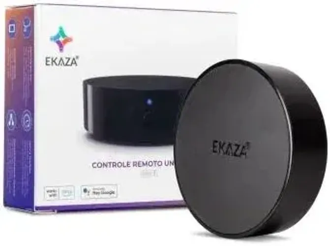 Controle Remoto Inteligente Universal Ekaza Wifi Infravermelho Smart Alexa e Google