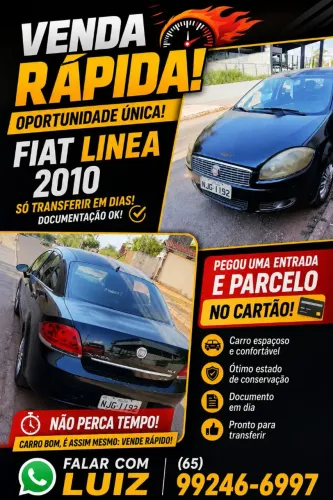 Fiat Linea 1.9/ HLX 1.9/ 1.8 Flex 16V 4P 2010