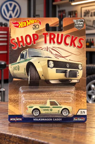 Hot Wheels Premium Car Culture - Shop Trucks Volkswagen Caddy 1:64 2018