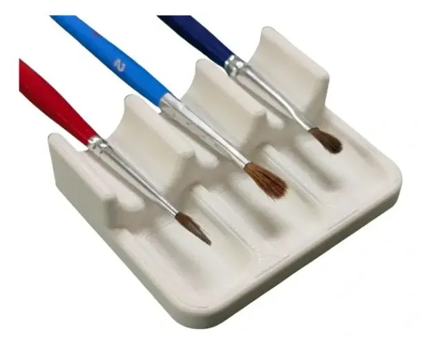 Suporte De Mesa Para Pincel Pintura para 3 pinceis