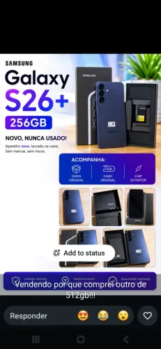 CELULAR S26+ 256GB