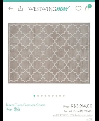 Tapete 300x400 cm - Linha Premiere | NOVO Alto Padrão