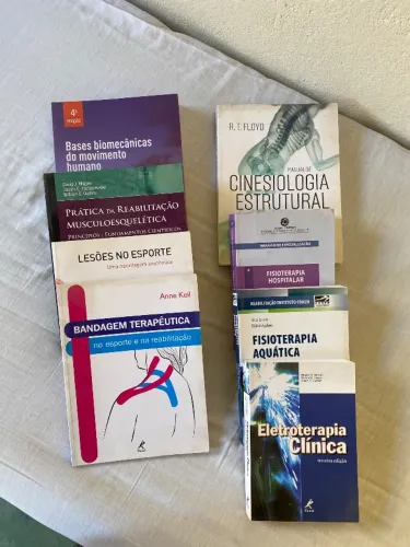 Coleção de livros de fisioterapia 