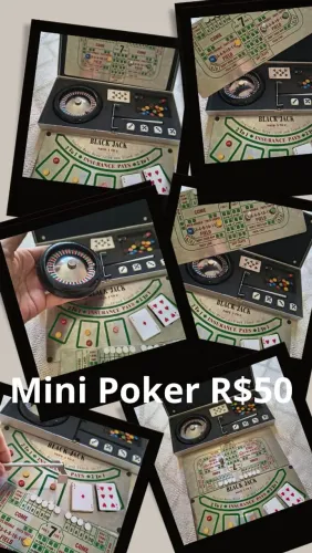 Mini Poker Magnético Portátil 