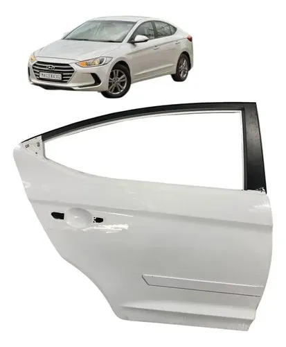 Porta Traseira Direita Hyundai Elantra 2017 Traseira Direita Branco