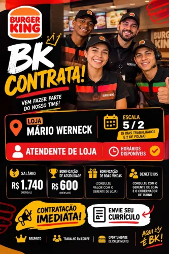 Contratação imediata