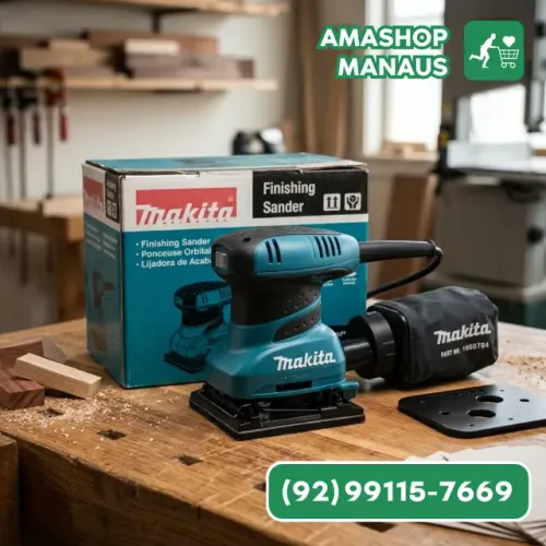 Lixadeira Orbital Makita BO4556 200W para Acabamento Fino
