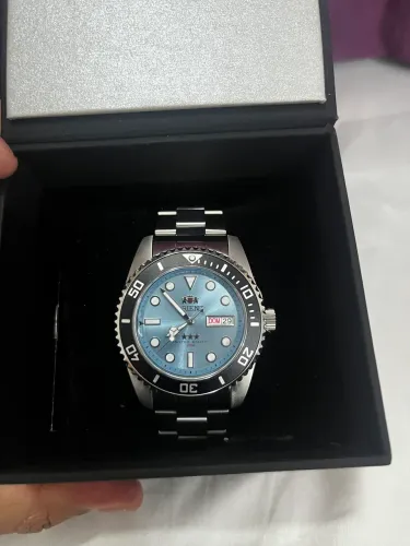 Relógio Automático Orient NH3SS010 42mm Azul (Não envio)