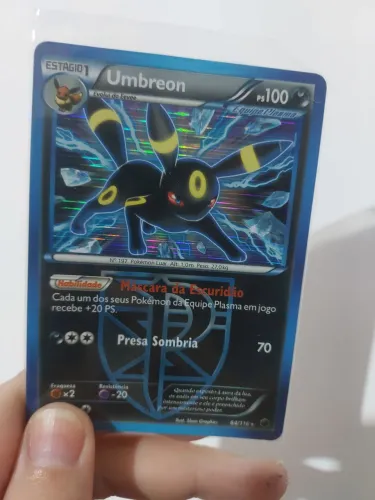 Carta Pokémon Umbreon Equipe Plasma Foil Original