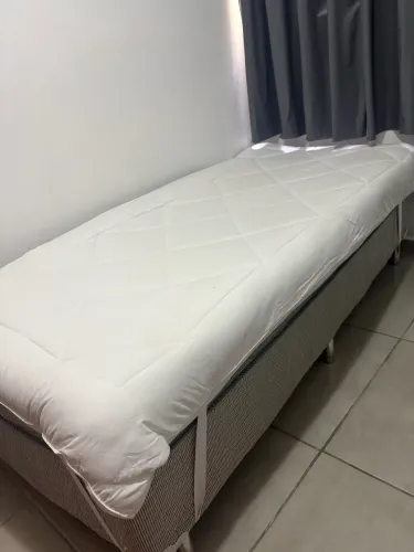 Cama Box Conjugada Solteiro Ortobom 55x88x188cm + Pillow Top