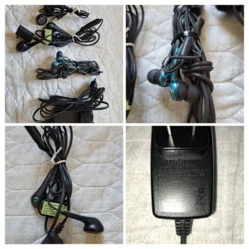 03 Fones Originais Sony + 01 Fonte original para colecionador