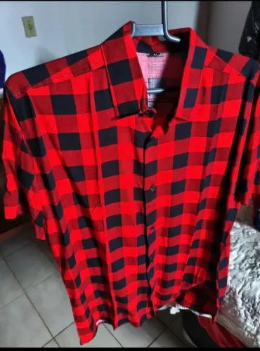 CAMISA XADREZ MANGA CURTA