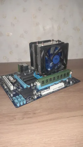 Kit amd - Placa mãe + processador + Memória ram ddr3
