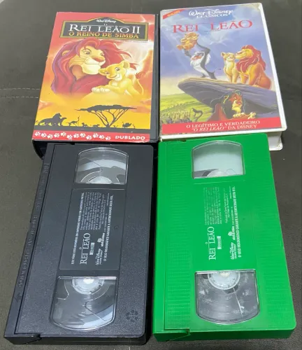Fitas vídeo filme VHS o rei leão