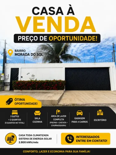 CASA NO MORADA DO SOL. Oferta imperdível!!!!